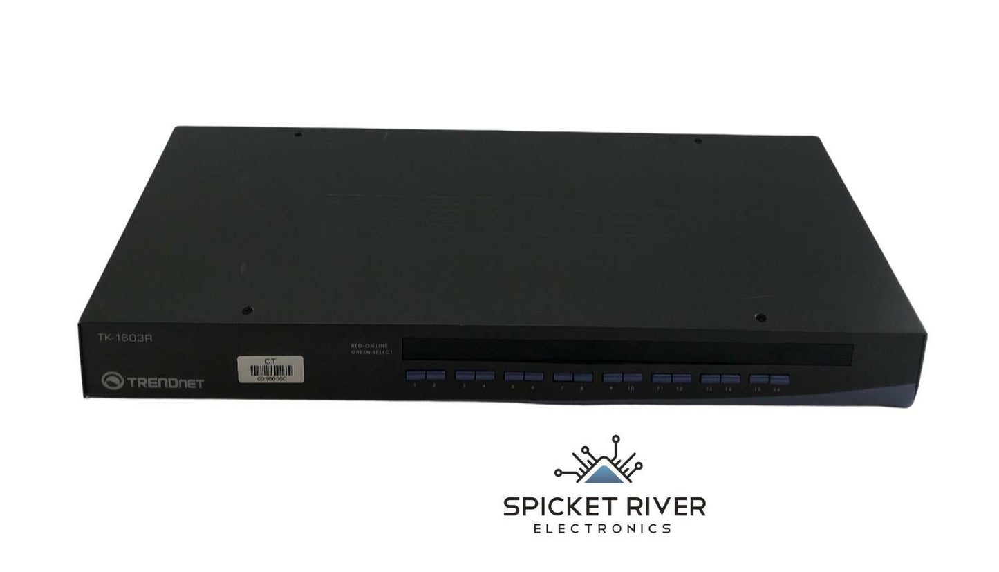 TRENDnet TK-1603R 16-Port Rack-Mountable KVM / USB Switch PS/2