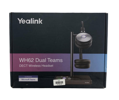 NEW - Open Box - Yealink WH62 WHB620 Dual Teams Wireless Bluetooth Headset