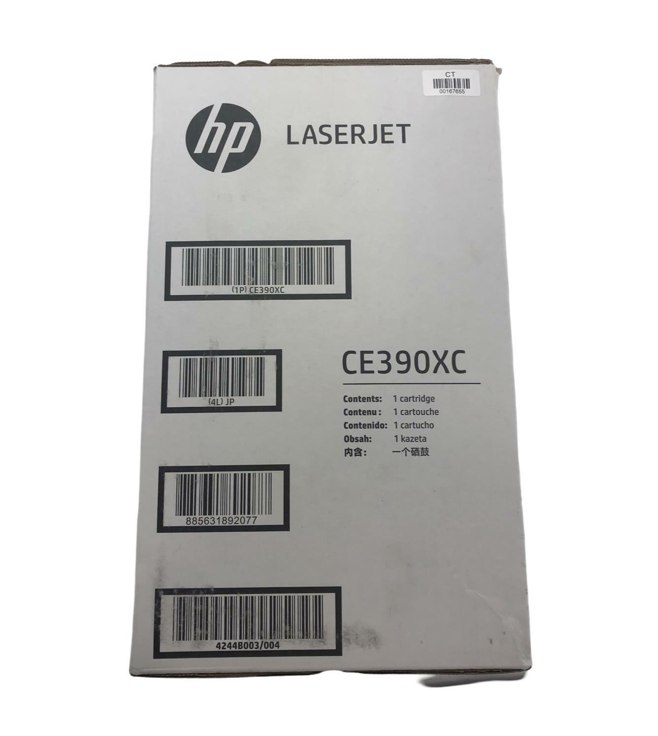 NEW - Genuine - HP CE390XC Black Toner LaserJet Print Cartridge