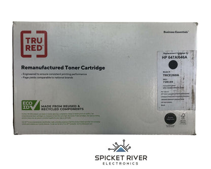 NEW - Tru Red TRCE260A Replacement Black Toner Cartridge HP CE260A 647A / 646A