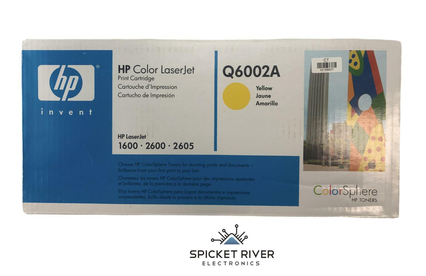 NEW - Genuine - HP Q6002A 124A LaserJet Yellow Toner Print Cartridge