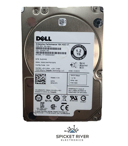 Dell ST1200MM0007 1.2TB 2.5-inch SAS 10,000RPM 6Gbps HDD Hard Drive