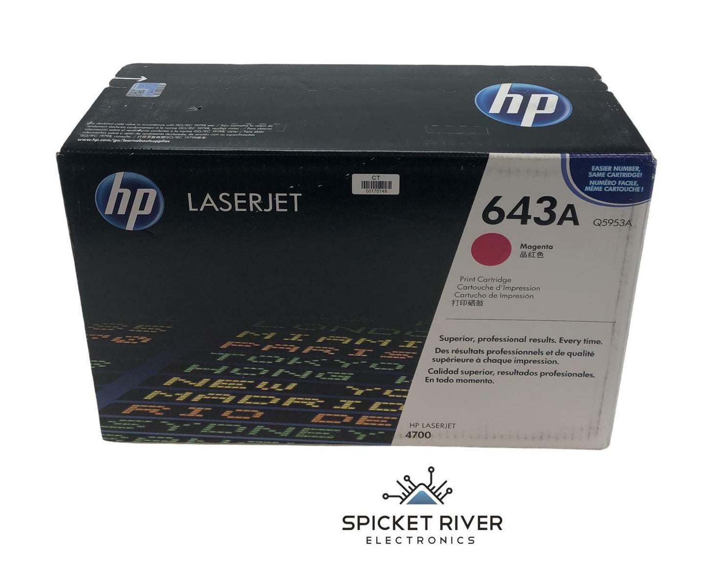 New - Genuine - HP Q5953A 643A LaserJet Magenta Toner Print Cartridge