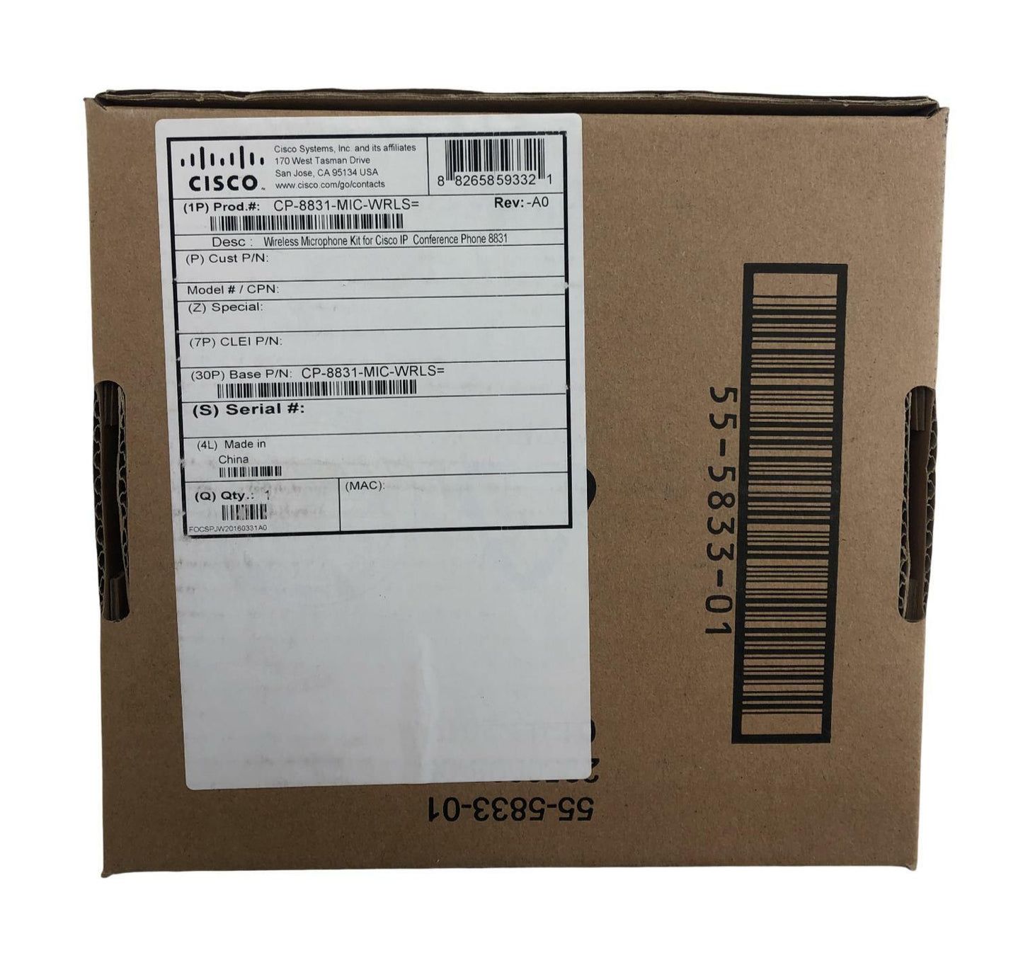 NEW - Open Box - Cisco CP-8831-MIC-WRLS Wireless Microphone Kit