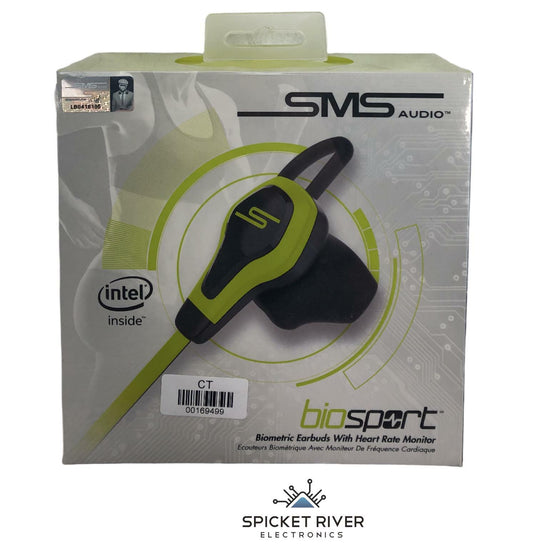 NEW - SMS Audio Biosport Wired Biometric Earbuds with Heart Rate Monitor