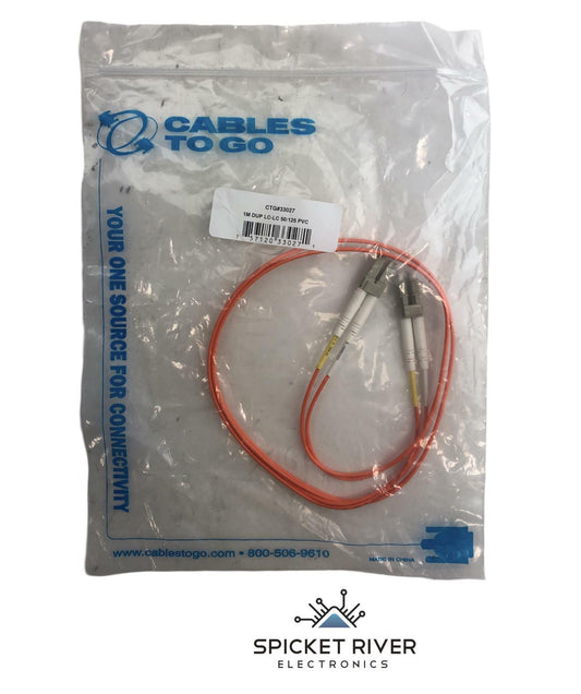 Cables To Go 1 Meter DUP LC-LC 50/125 PVC Fiber Optic Cable