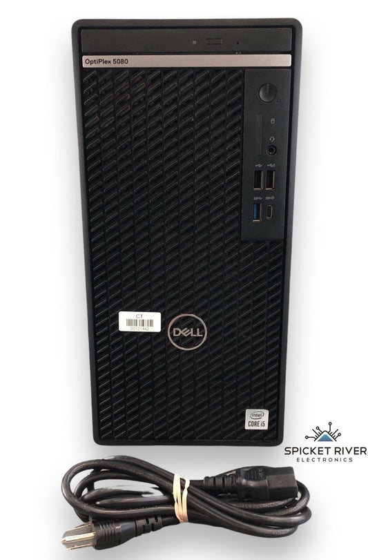 Dell OptiPlex 5080 MT 6-Core i5-10500 3.10GHz 512GB SSD 16GB RAM Windows 10 Pro