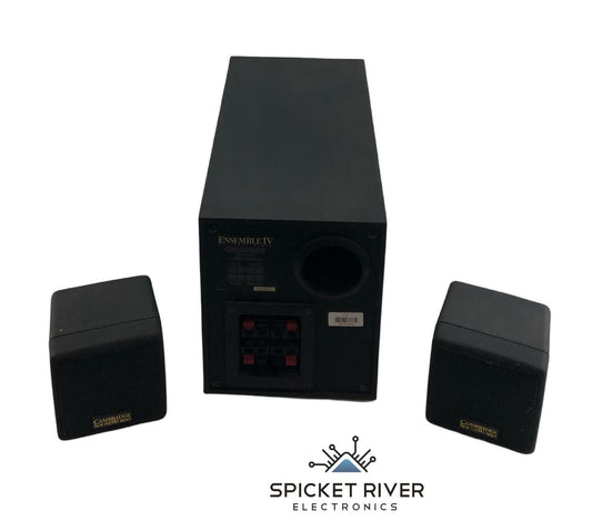 Cambridge Soundworks Ensemble IV Subwoofer Speaker w/ 2x Shelf Speakers