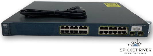 Cisco Catalyst WS-C3560E-24PD Managed 24-Port Gigabit Ethernet Switch