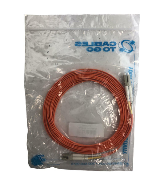 NEW - Lot of 51 - Cables To Go 5M LC-LC 50/125 PVC Fiber Optic Cable Orange