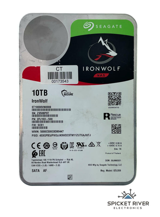 Seagate ST10000VN0008 IronWolf NAS 10TB HDD 3.5-inch 72000RPM SATA Hard Drive