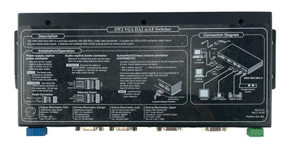 Extron SW2 VGA DA2 A/AF Stereo Audio Auto Switcher - No AC