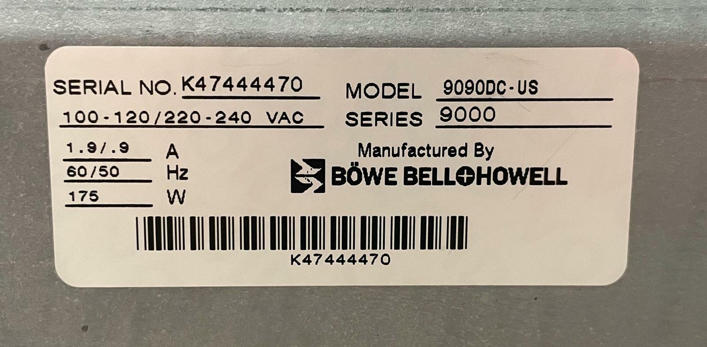 Parts/Repair - Bowe Bell + Howell Ngenuity 9090DC-US Professional Scanner