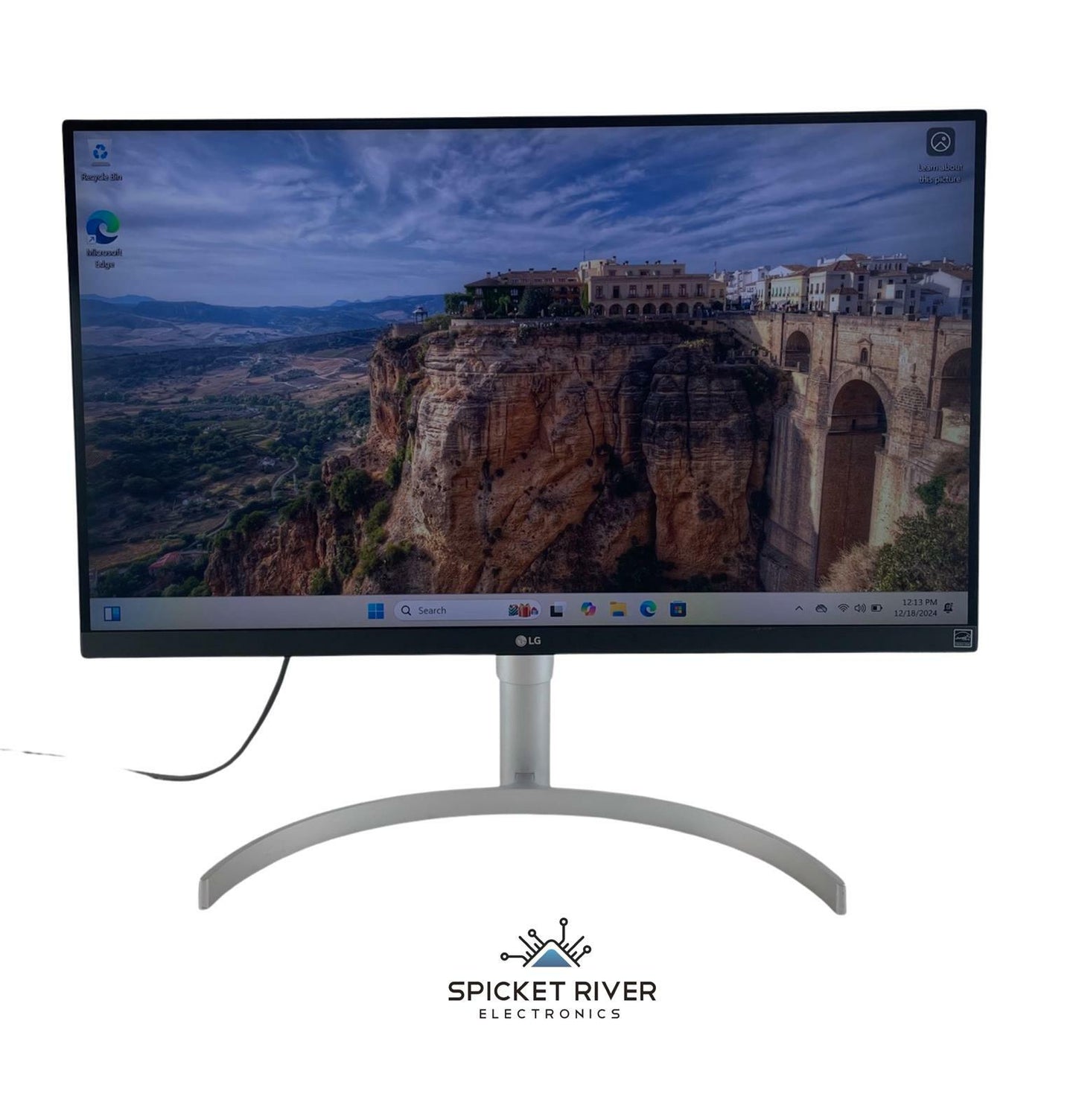 LG 27" Widescreen 4K Resolution IPS Monitor 27BL85U-W