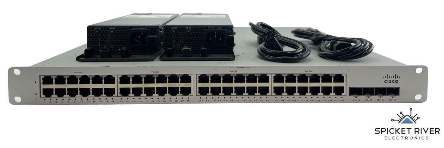 Cisco Meraki MS250-48LP 48-Port Gigabit Ethernet Switch Unclaimed