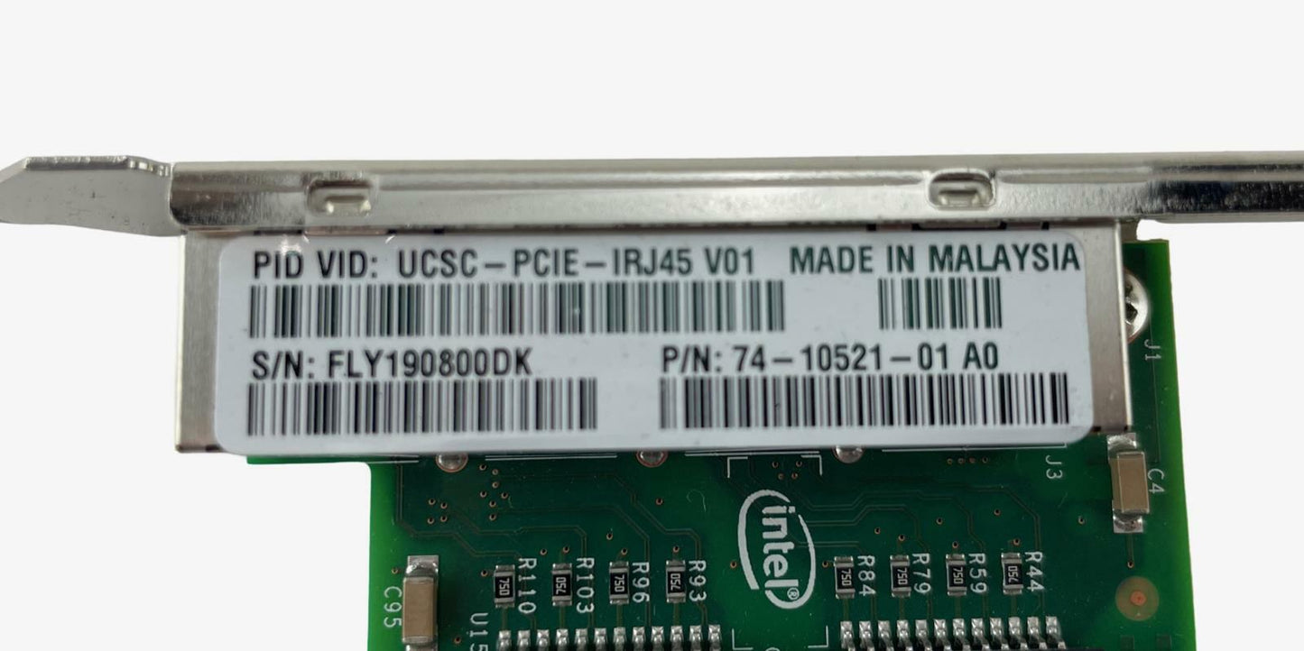 Cisco 74-10521-01 A0 Quad Port 1GB PCIe Network Adapter Card