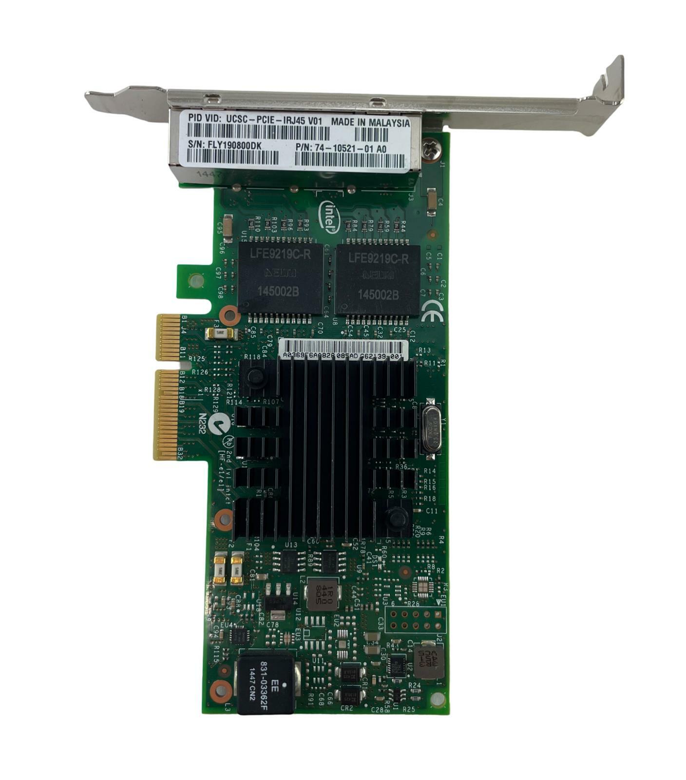 Cisco 74-10521-01 A0 Quad Port 1GB PCIe Network Adapter Card