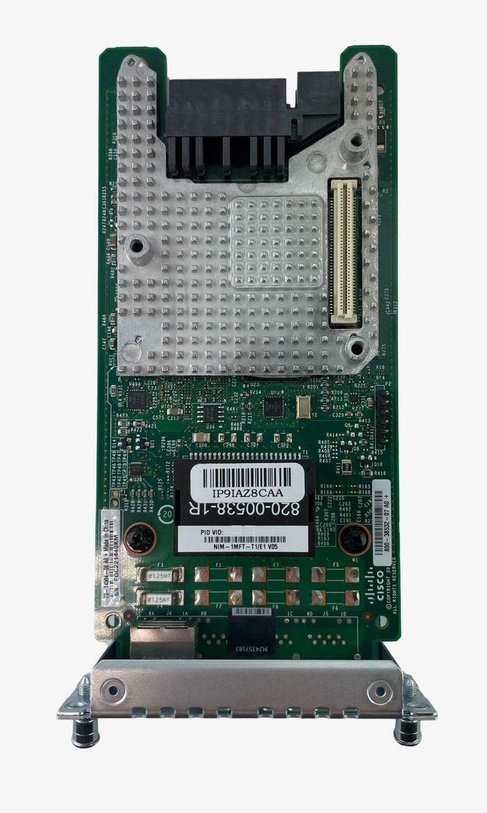 Cisco NIM-1MFT-T1/E1 Single Port MultiFlex Trunk Voice/Clear-Channel Module