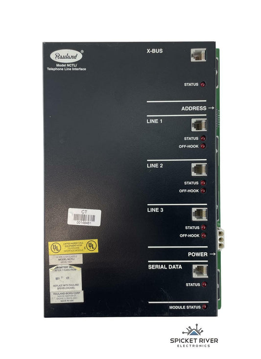 Rauland NCTLI X-Bus Industrial Telephone Line Interface 14V DC 0.5A Class 2