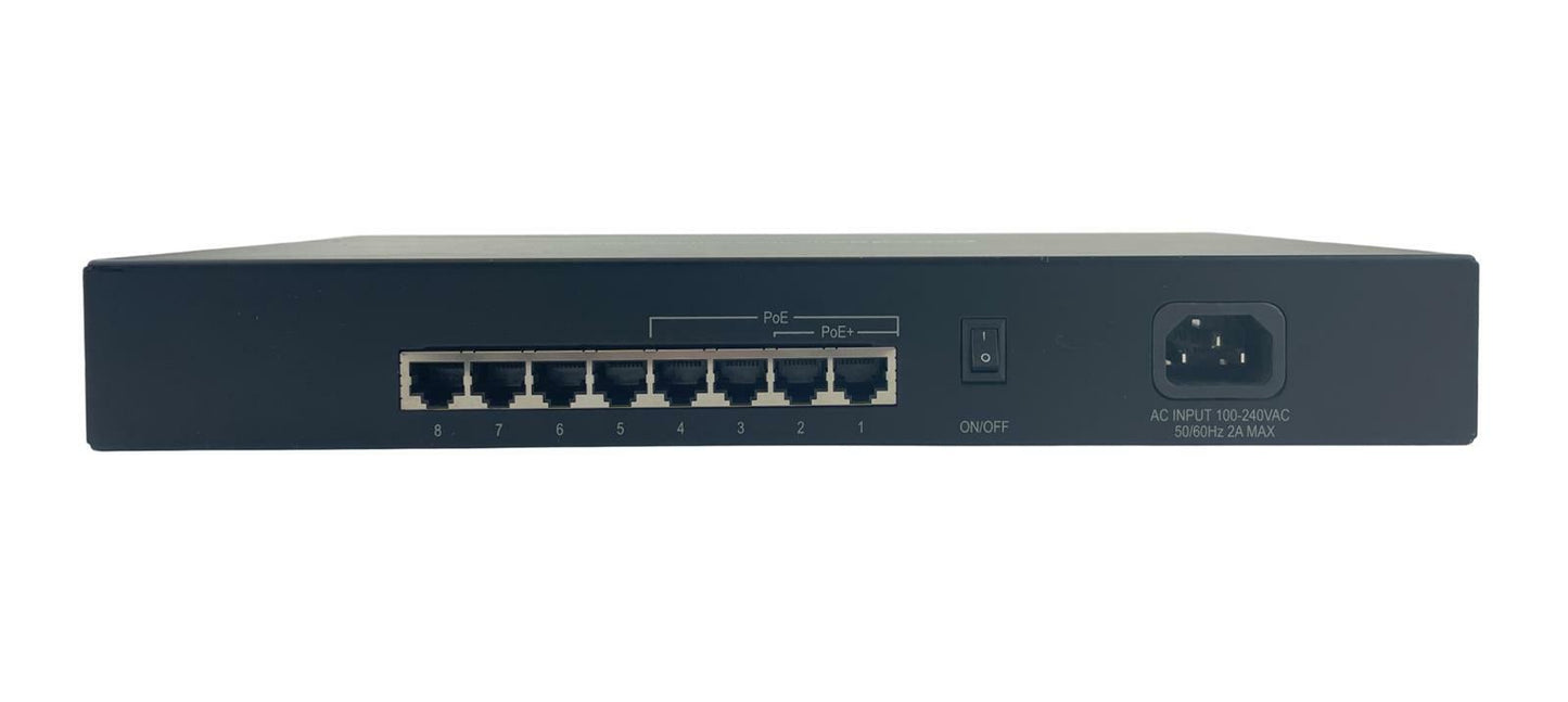 Pakedge SE-8P 8-Port Unmanaged Gigabit Ethernet PoE Network Switch