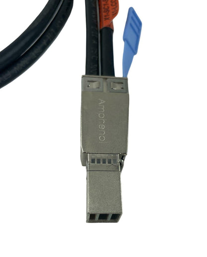 Amphenol Molex EMC 038-000-256-00 SFF-8088 to Mini SAS HD SFF-8644 1M Cable