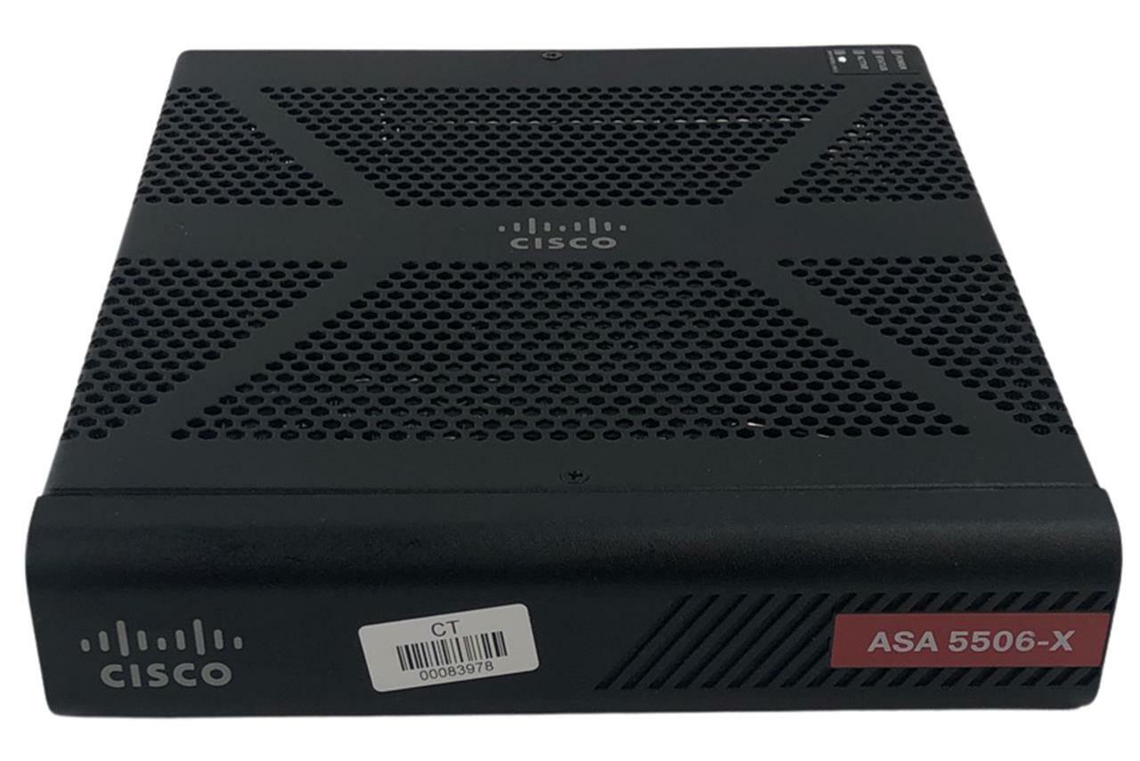 Cisco ASA 5506-X V02 Network Security Firewall Appliance - No AC Adapter