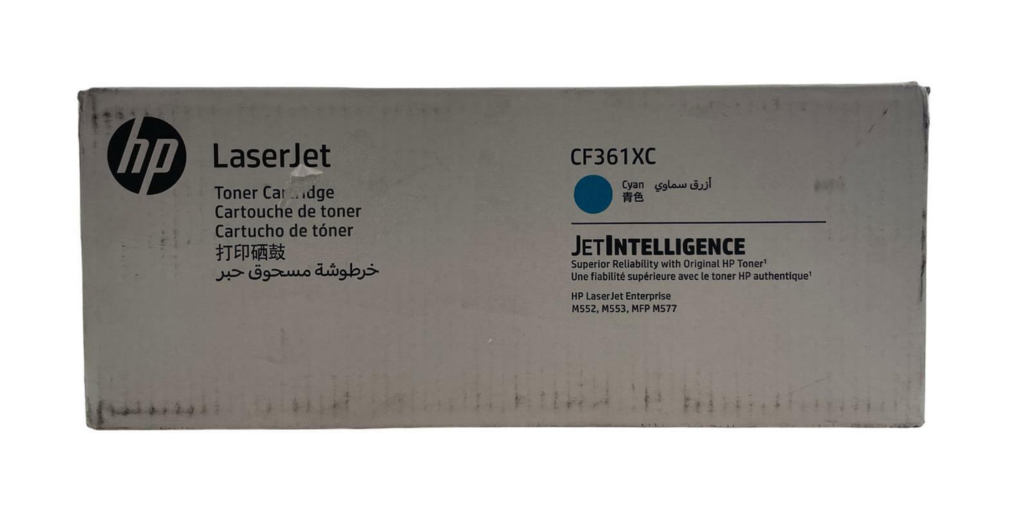 NEW - HP LaserJet CF361XC Cyan Toner Cartridge for M552, M553, MFP M577