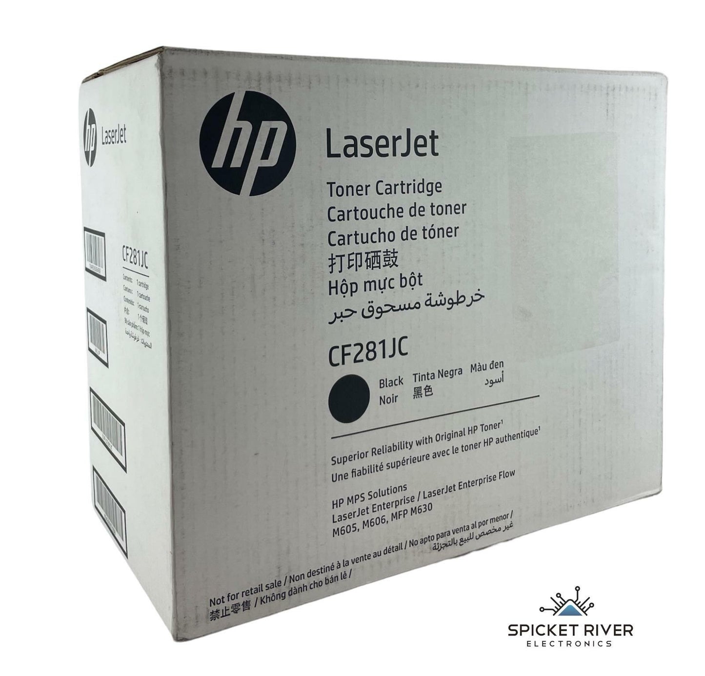 NEW - HP LaserJet CF281JC Black Toner Cartridge for M605/M606/MFP M630