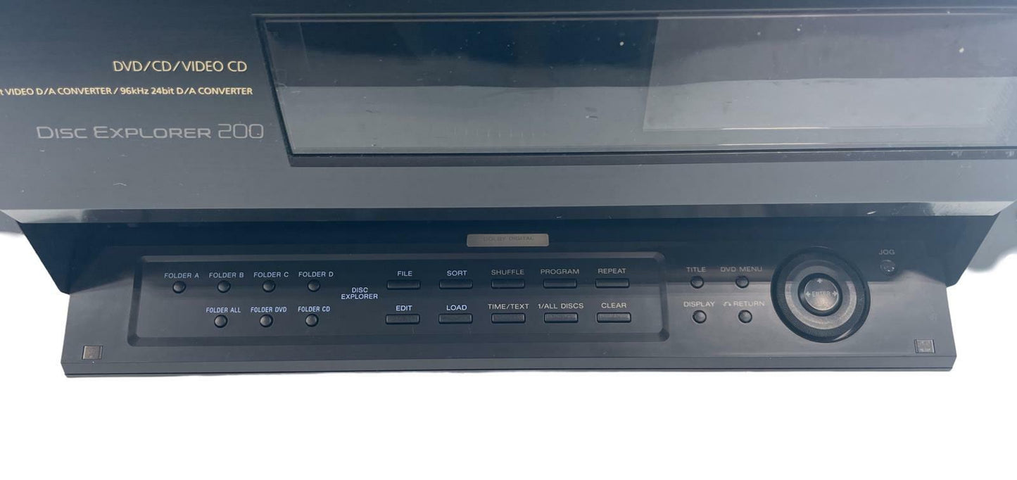 Sony DVP-CX850D Multi Disc Explorer 200 CD/DVD Player - No Remote