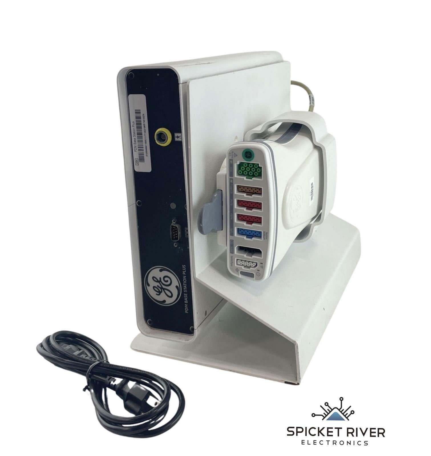 Splicket Bug GE Medical PDM Base Station Plus 2077867-001 & Patient Data Module 201 ...
