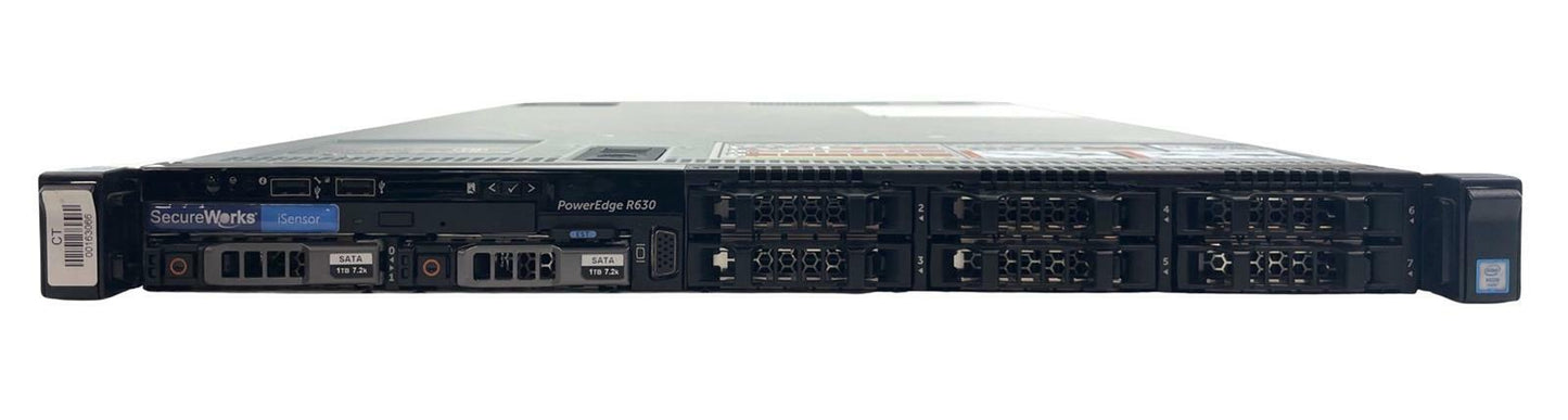 Dell PowerEdge R630 2x 8-Core 2.4GHz Xeon E5-2630v3 96GB RAM No HDD 2x 495W PSU