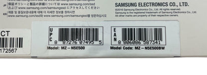 NEW - Samsung MZ-N5E500 850 EVO M.2 SATA III 500GB SSD Solid State Drive