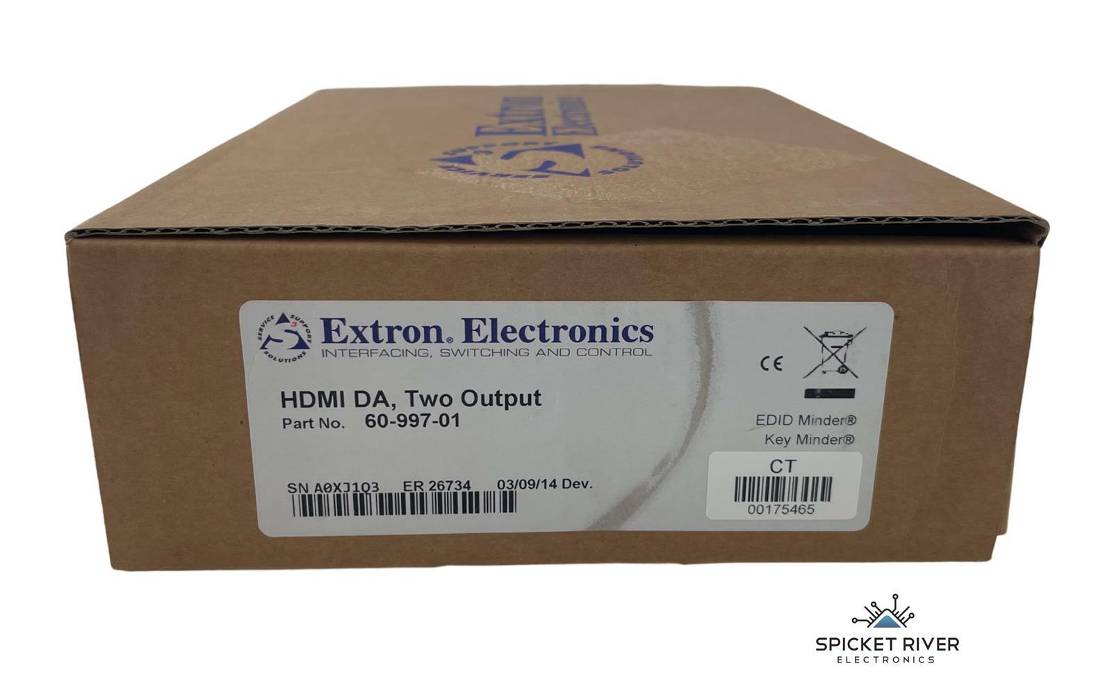 NEW - Open Box - Extron Electronics 60-997-01 HDMI DA2 Distribution Am ...