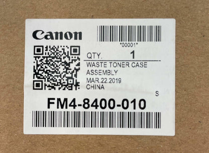 NEW - OEM - Canon FM4-8400-010 Waste Toner Case Assembly