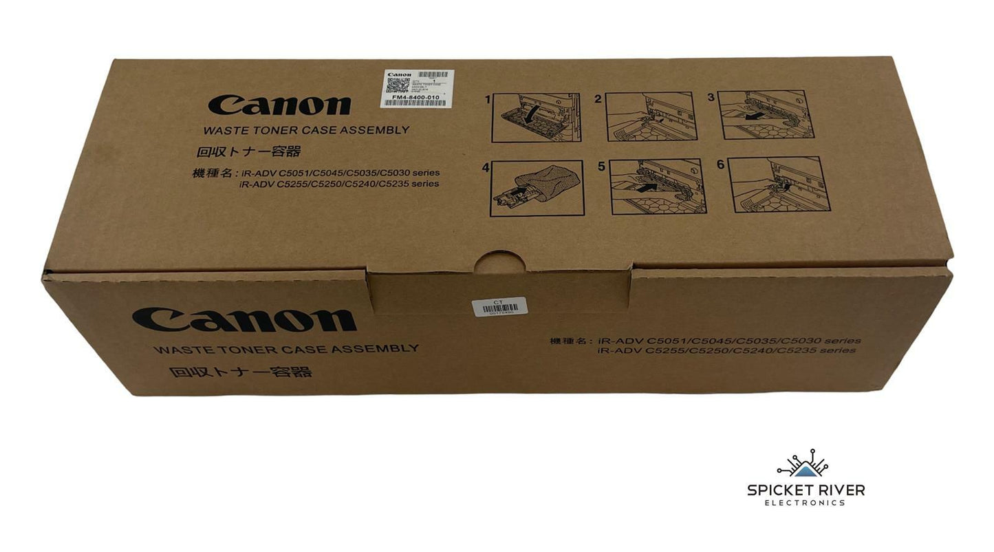 NEW - OEM - Canon FM4-8400-010 Waste Toner Case Assembly