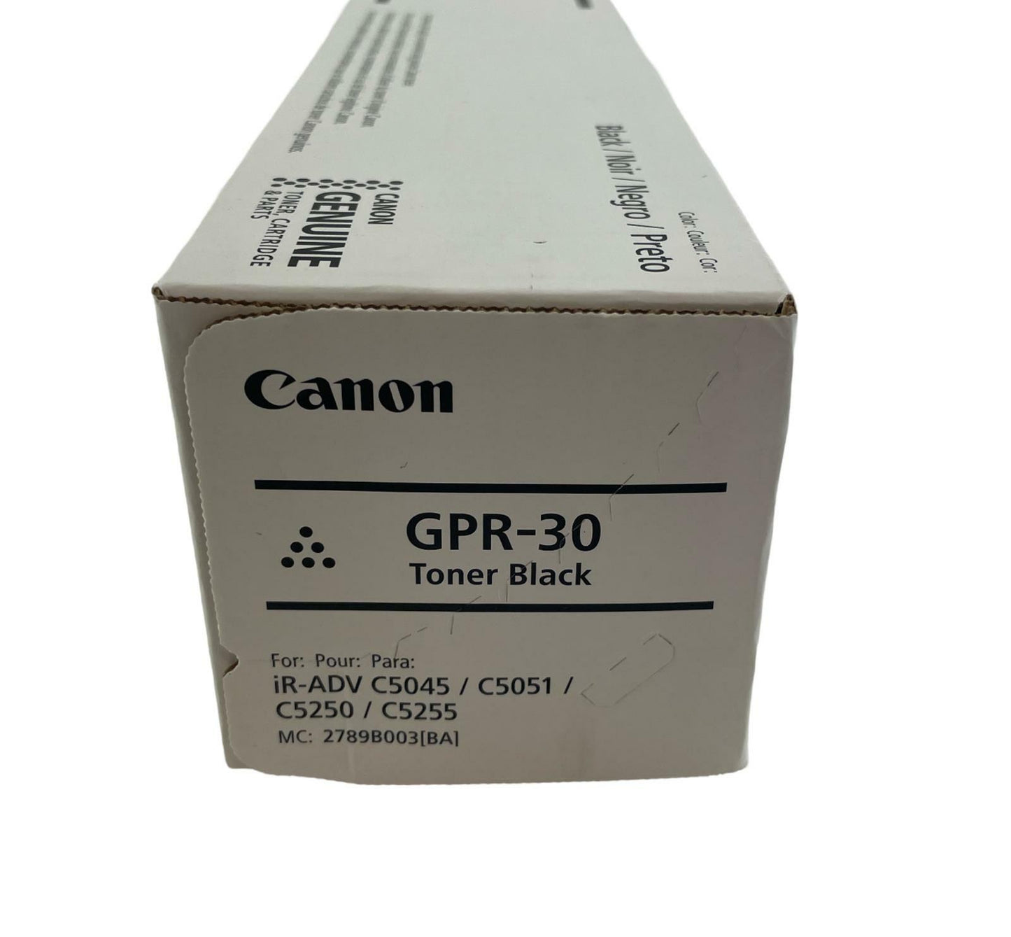 NEW - OEM Canon ImageRunner Advance GPR-30 Toner Cartridge - Black 2789B003(BA)