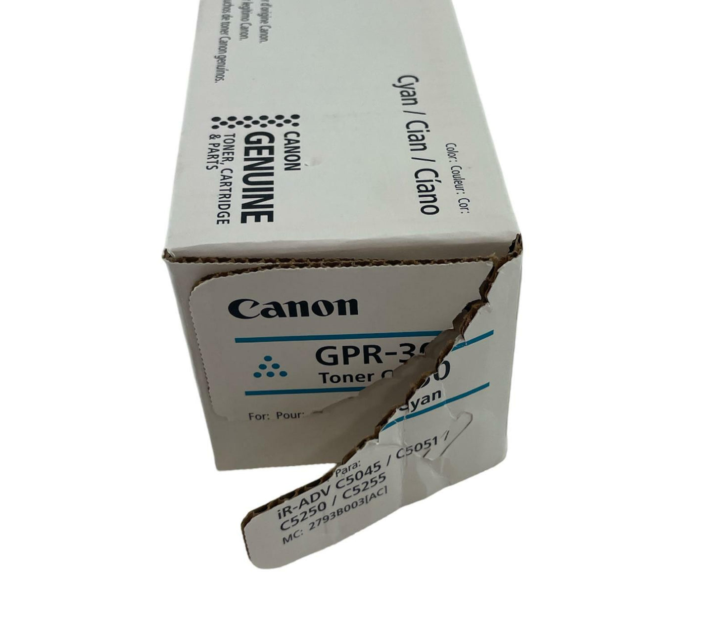 NEW - Open - Canon imageRunner Advance GPR-30 Toner Cartridge Cyan 2793B003(AC)