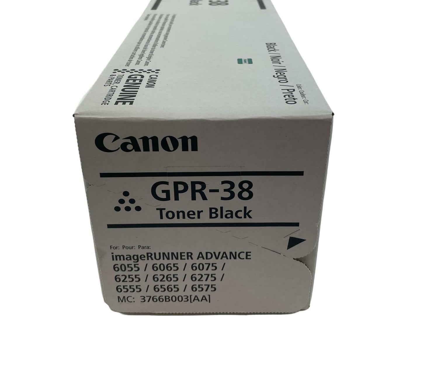 NEW - Canon GPR-38 Black Toner Cartridge for iR-ADV 6065 / 6075 / 6265 / 6275