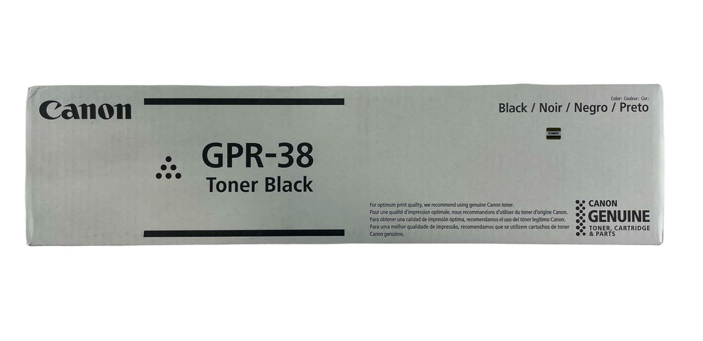 NEW - Canon GPR-38 Black Toner Cartridge for iR-ADV 6065 / 6075 / 6265 / 6275