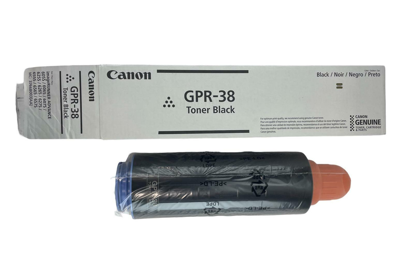 OPEN BOX - Canon imageRunner Advance GPR-38 Black Toner Cartridge - 3766B003(AA)