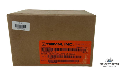 NEW - Trimm 7473121031 10-Position Front Access Wall Mount GMT Fuse Panel