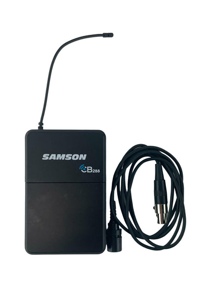 Samson CR288 UHF Dual Receiver + CB288 Beltpack Transmitter 542-566MHz No AC