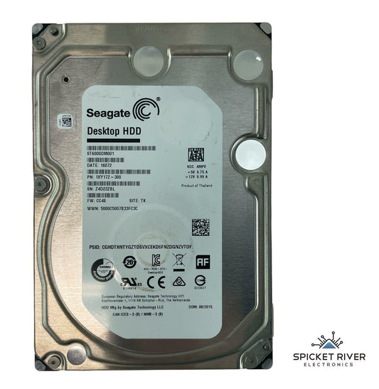 Seagate ST6000DM001 3.5" 6TB SATA 6Gb/s Internal Desktop Hard Drive HDD