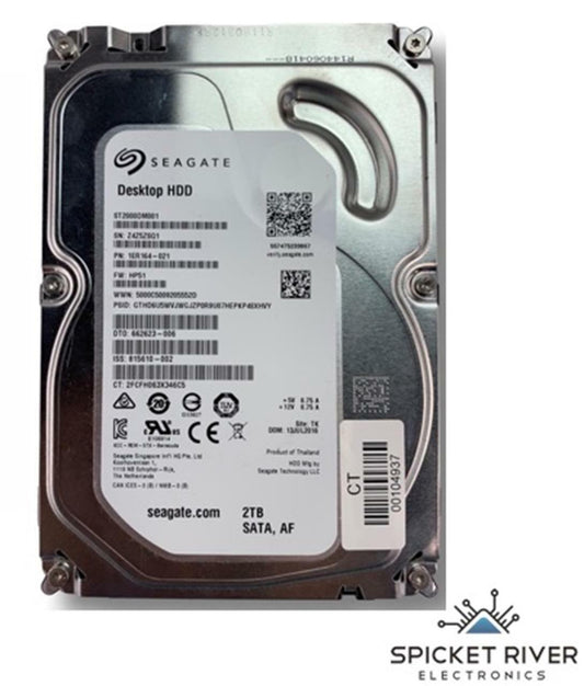 Seagate Barracuda ST2000DM001 2TB 3.5 SATA 7200 HDD Internal Desktop Hard Drive