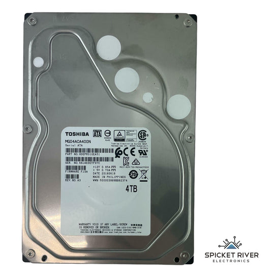 Toshiba MG04ACA400N 3.5" 4TB SATA 6.0 Gb/s 7200 RPM Enterprise Class Hard Drive