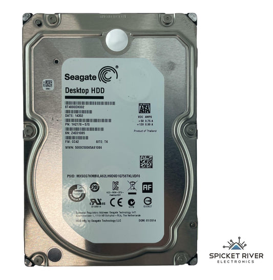 Seagate ST4000DX002 3.5" 4TB SATA 6.0 Gbps 7200 RPM Internal Hard Drive HDD