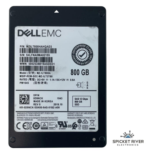 Dell EMC MZ-ILT800A 2.5" 800GB SAS 12Gbps Enterprise Class SSD Solid State Drive