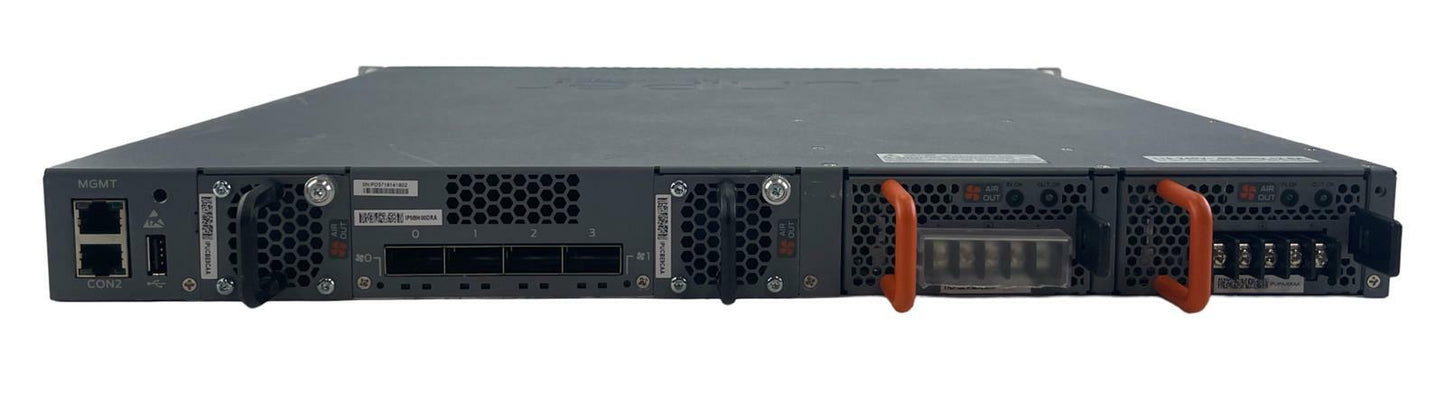 Juniper EX4300-48P PoE Switch w/ 611-063980 4x10GB SFP Ethernet Card 2x 550W PSU