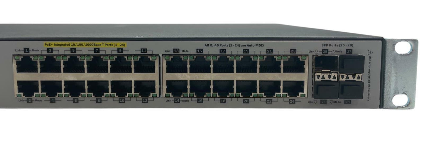 HP 2530-24G PoE+ Switch J9773A 24-Port Gigabit 4-Port SFP Network Switch