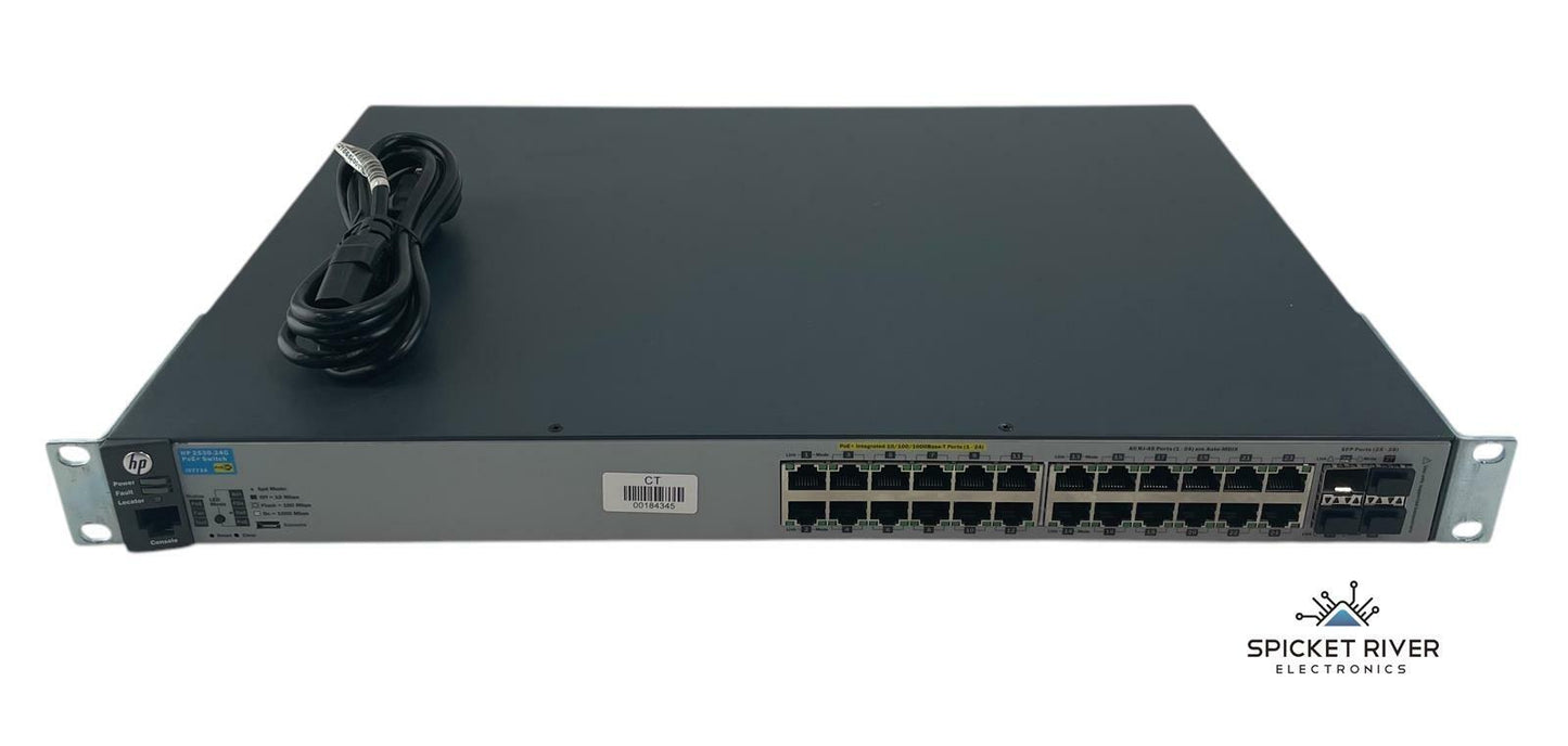 HP 2530-24G PoE+ Switch J9773A 24-Port Gigabit 4-Port SFP Network Switch